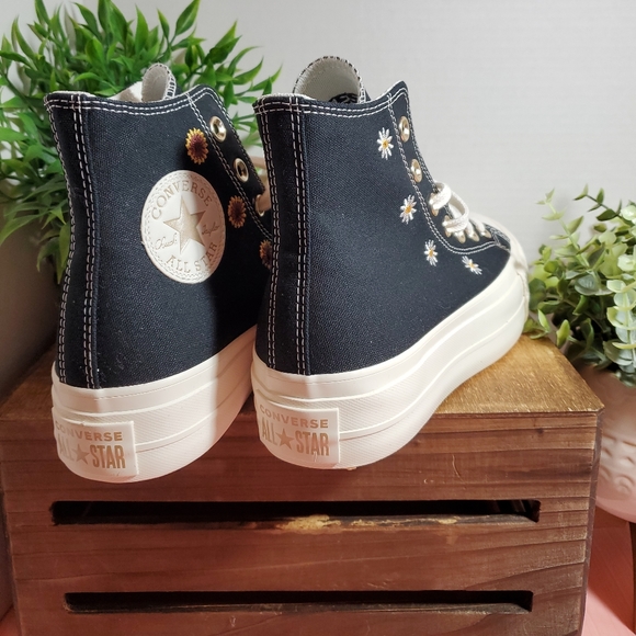 Converse CTAS Lift Hi Platform Festival Florals women's sz / A06115C - Picture 4 of 8